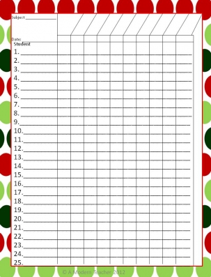 I hope this free student checkoff/gradebook printable will do just that!